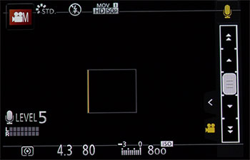 Audio pegeln via Touchscreen bei der GH3