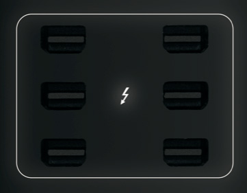 Mac Pro Late 2013 6 x Thunderbolt 2.0 