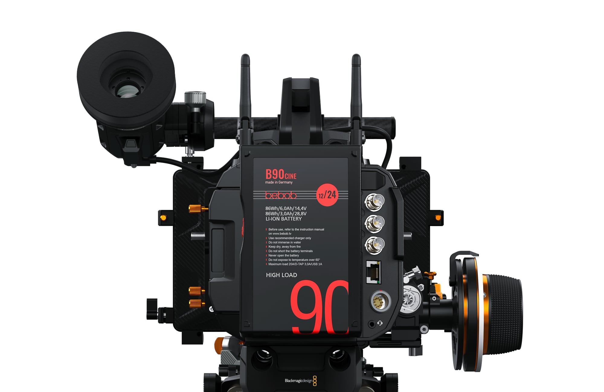 Die neue Cine-Macht Blackmagic Ursa Cine 12K in der Praxis: High-End Cine Kamera mit herausragenden Fähigkeiten : 24V 1