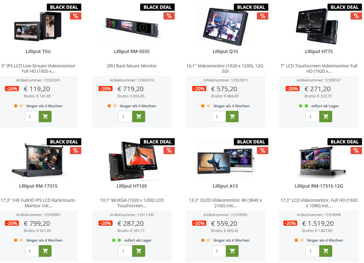 Aktion Image Lilliput Black Deals