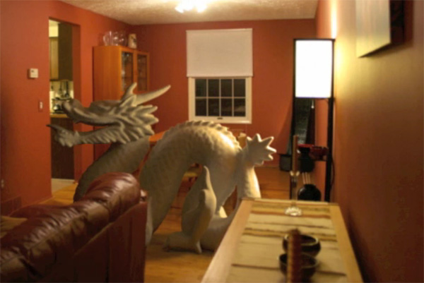 Simple, but realistic embedding of 3D objects in photos