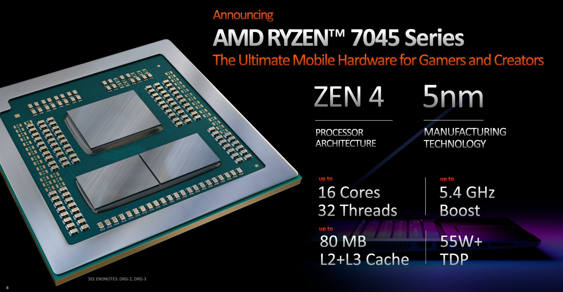 AMD's mobile Ryzen 70xx with Zen 4, RDNA 3 and XDNA AI