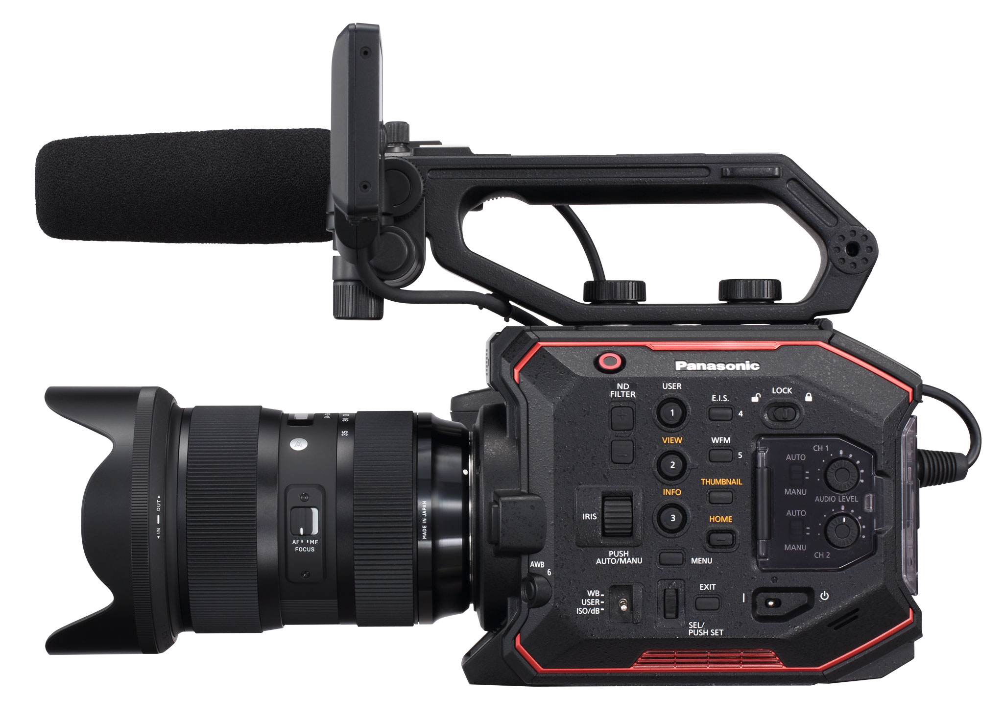 Panasonic AUEVA1 kompakte Super 35 CinemaKamera mit 5.7K Sensor