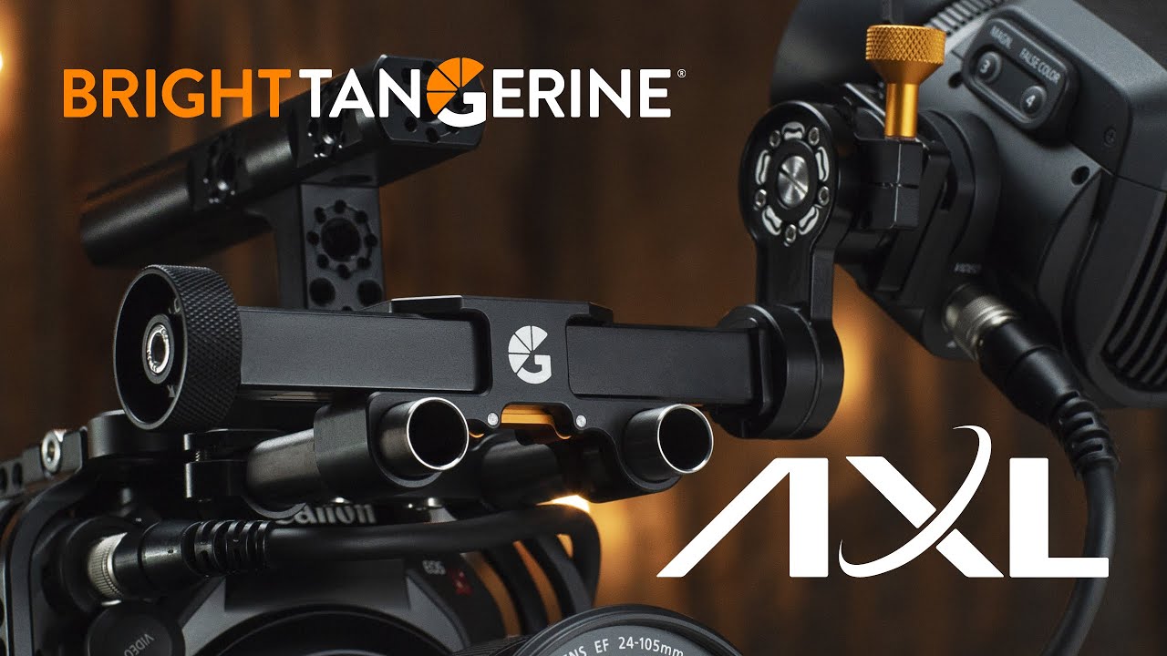 Clever Bright Tangerine AXL EVF Bracket for Canon, Sony, ZCam, ARRI, Zacuto ...