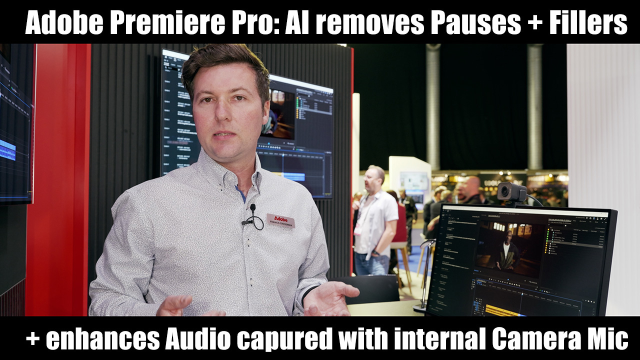 Video clip - Adobe Premiere Pro explained: Automatically remove pauses and filler words with AI, etc.