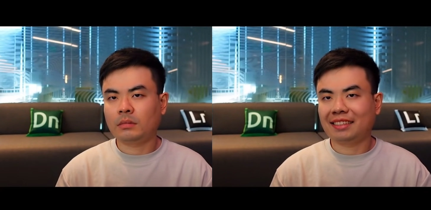 Adobe shows AI tools to change facial expressions in videos - Project Morpheus