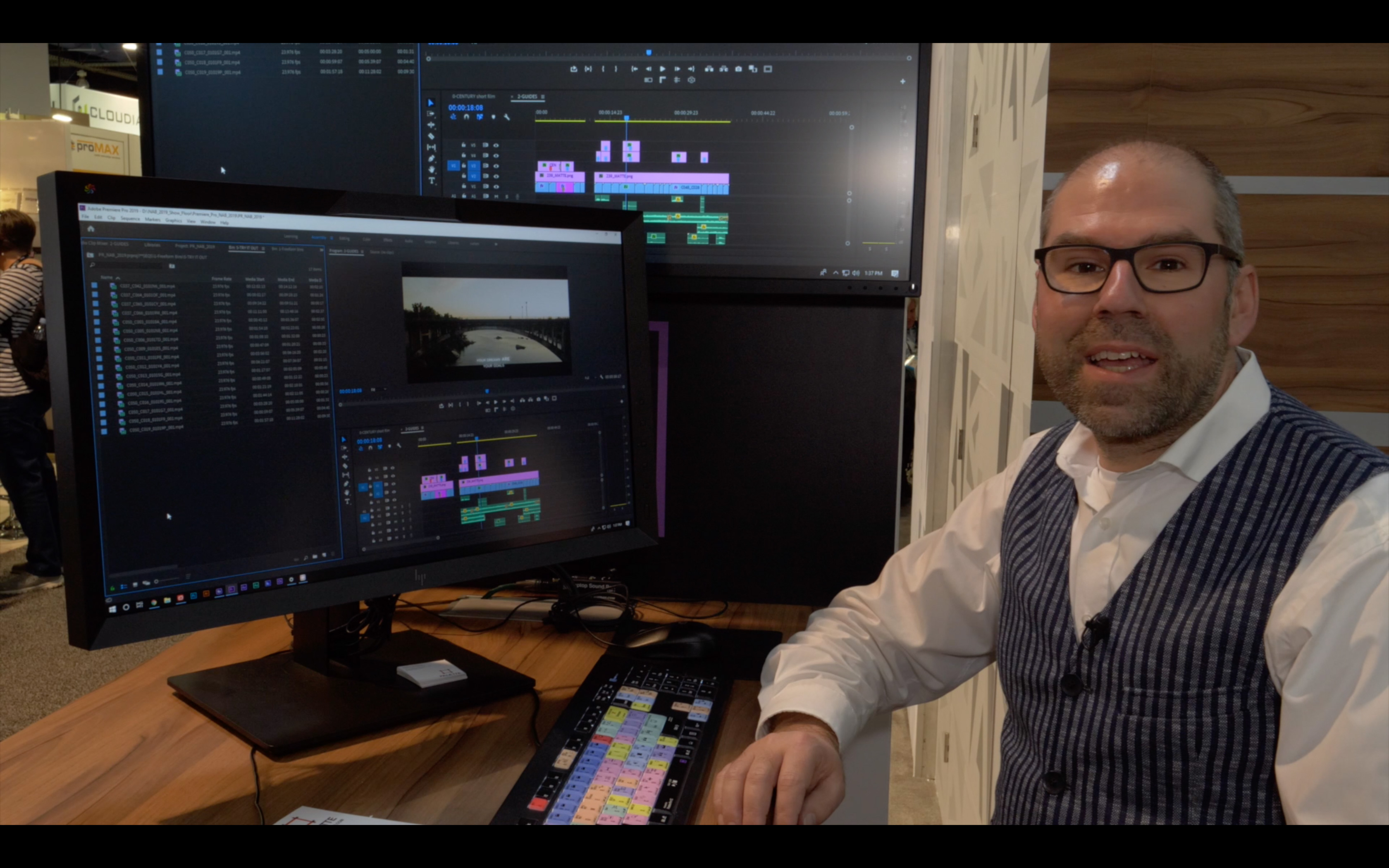 Fair video: Adobe Premiere Pro CC - Free Form View and rulers and guides explained // NAB 2019