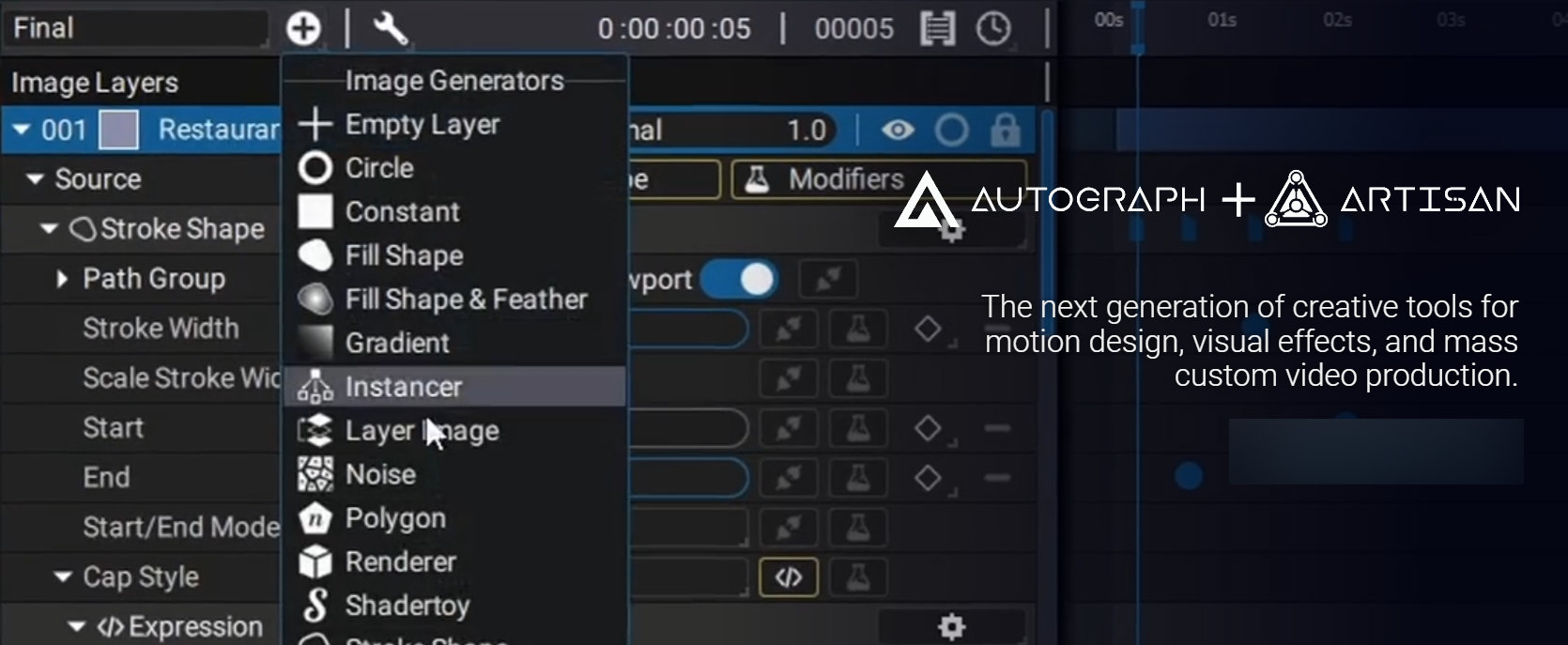New professional compositing programme on the horizon: Left Angle Autograph 