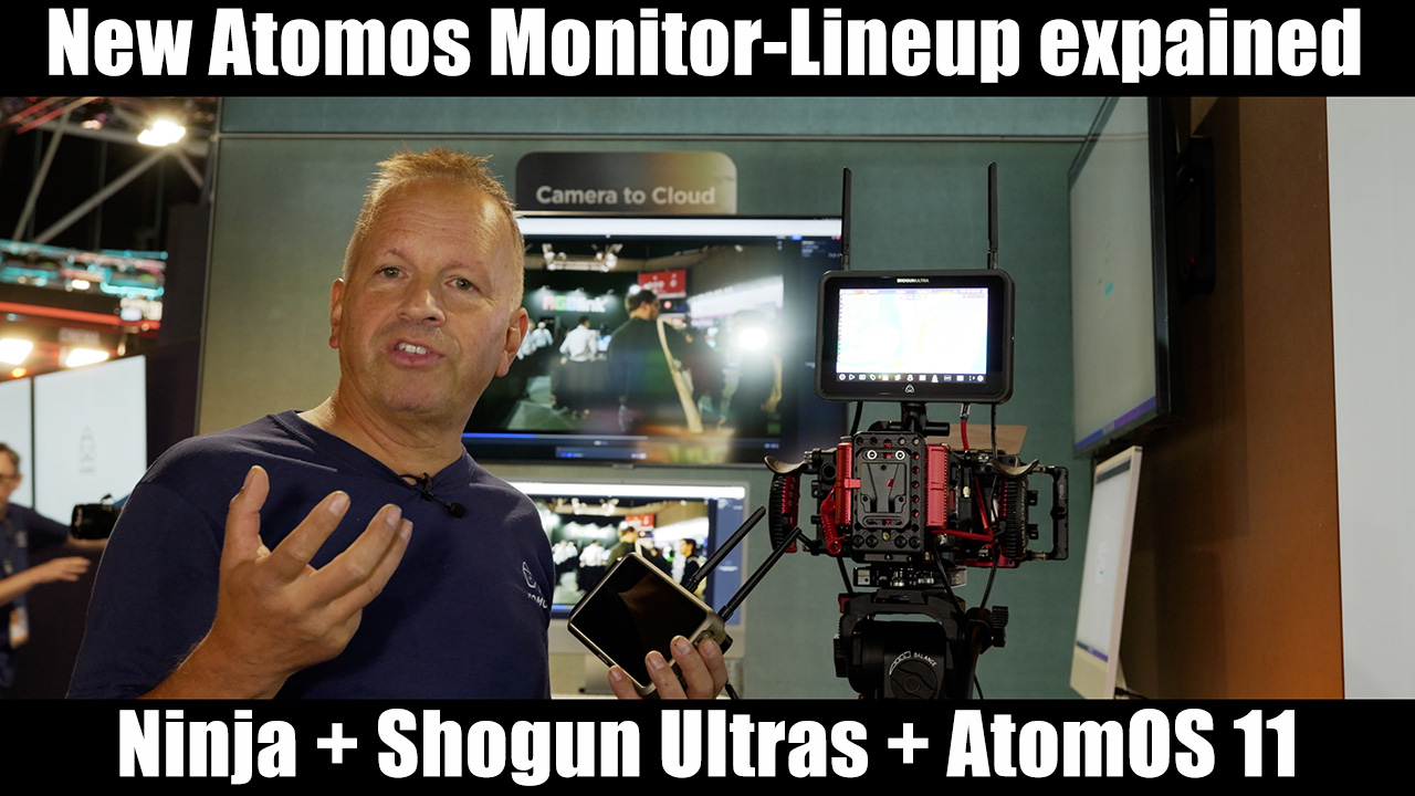 Video clip: The new Atomos monitor/recorder line-up explained: new features, applications and more,