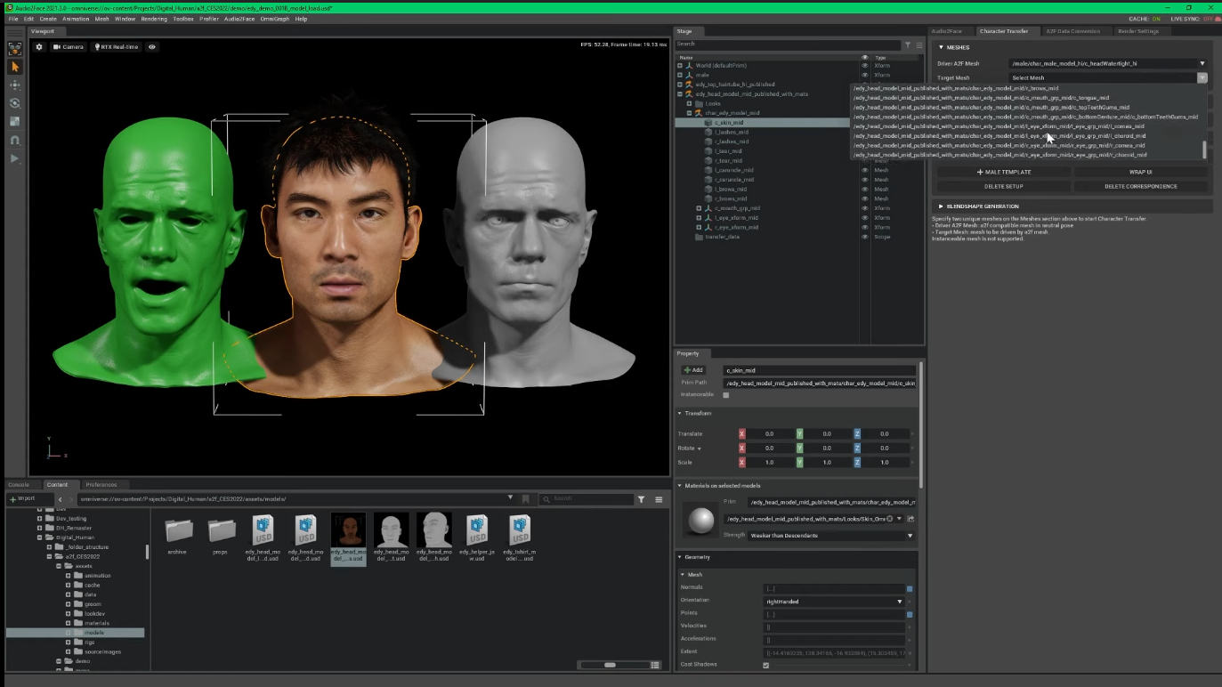 Free Nvidia AI tool: Animate faces simply by speech in real time