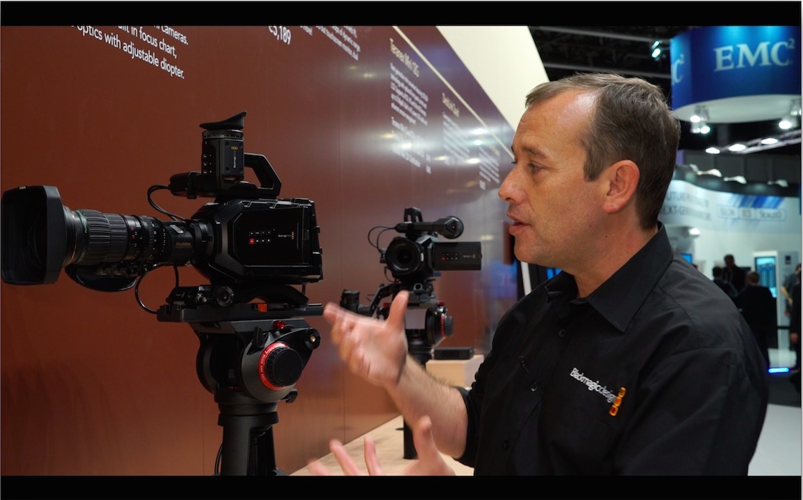 Exhibition Video: Delivery Blackmagic Design Mini Ursa 4.6K, B4 Mount // IBC 2015