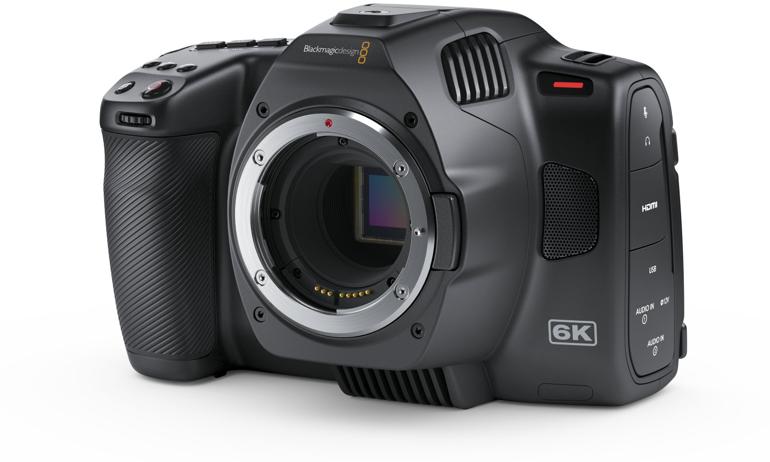 Blackmagic Pocket Cinema Camera 6K G2 - Bigger battery, 2x XLR and foldable display