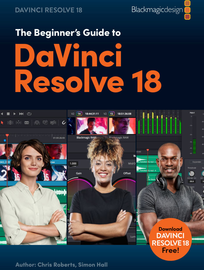 Blackmagic releases free beginner's guide for DaVinci Resolve 18
