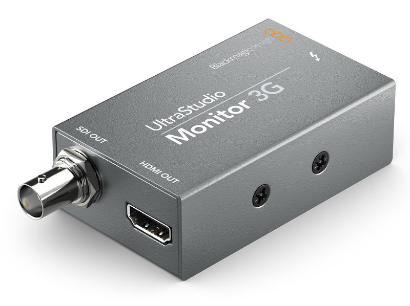 Blackmagic UltraStudio Monitor 3G and Recorder 3G: 3G-SDI and HDMI capture and playback via Thunderb