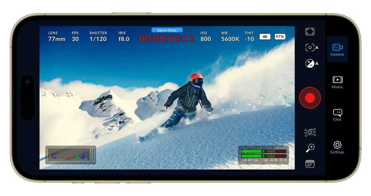 Slashcam News Blackmagic Camera Update 1.2.1 including horizontal