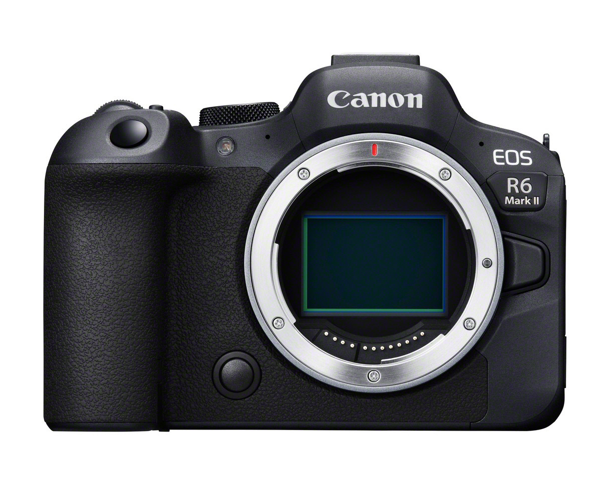 Canon EOS R6 Mark II with 40 fps photo function, False Color, 24.2 MP 6K oversampling sensor, 6K RAW