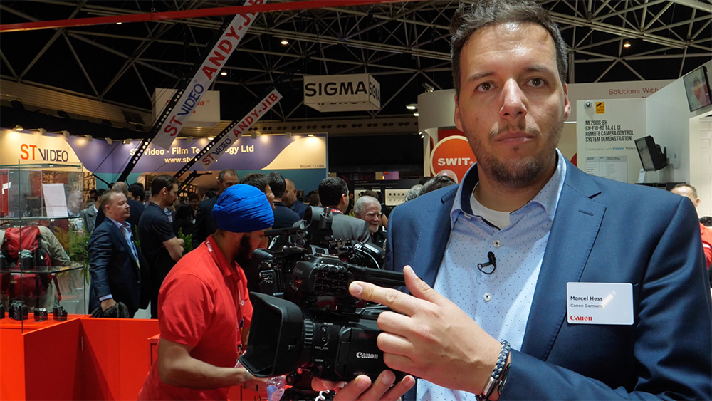 Interviewclip: Canon XF400 and XF405: 4K Cams with 60p, XLR and much more. // IBC 2017