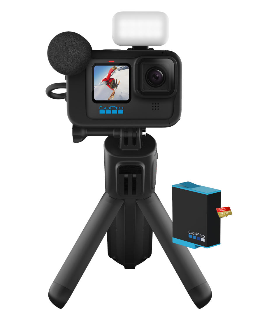 New GoPro Hero10 Creator Edition and 4 hours of recording time with new battery grip Volta