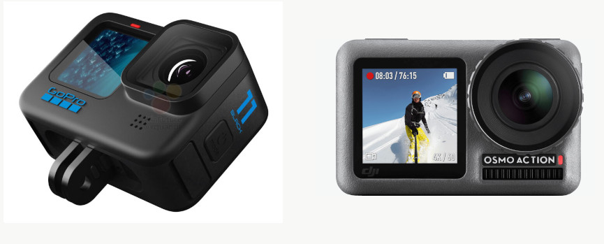 New action cams on the way: GoPro Hero11 Black and DJI Action 3