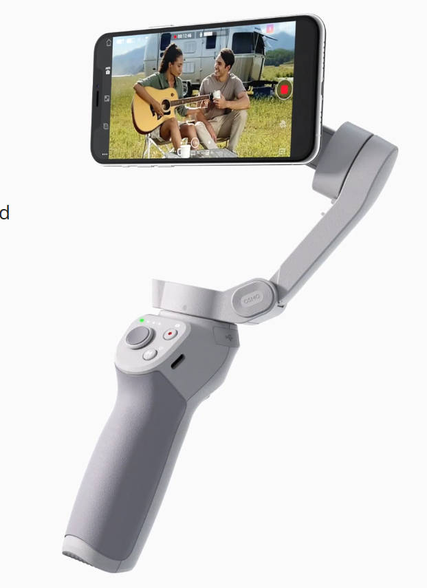 Slashcam News DJI OM4 New Smartphone Gimbal with simple holder