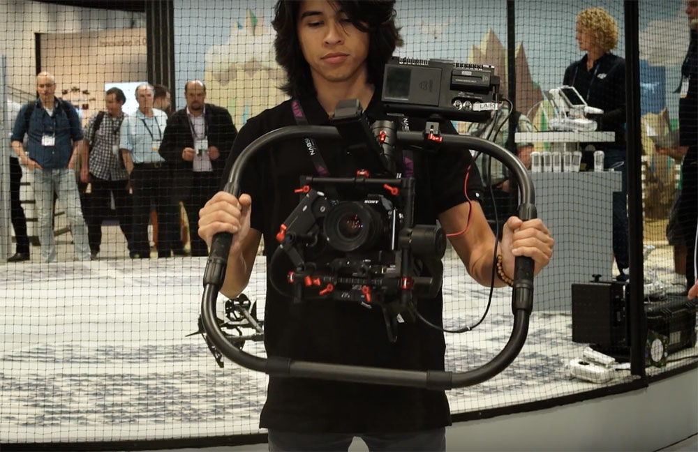 Fair Video: DJI - Ronin MX Osmo X5 Adapter / arm Matrice M600 // NAB 2016