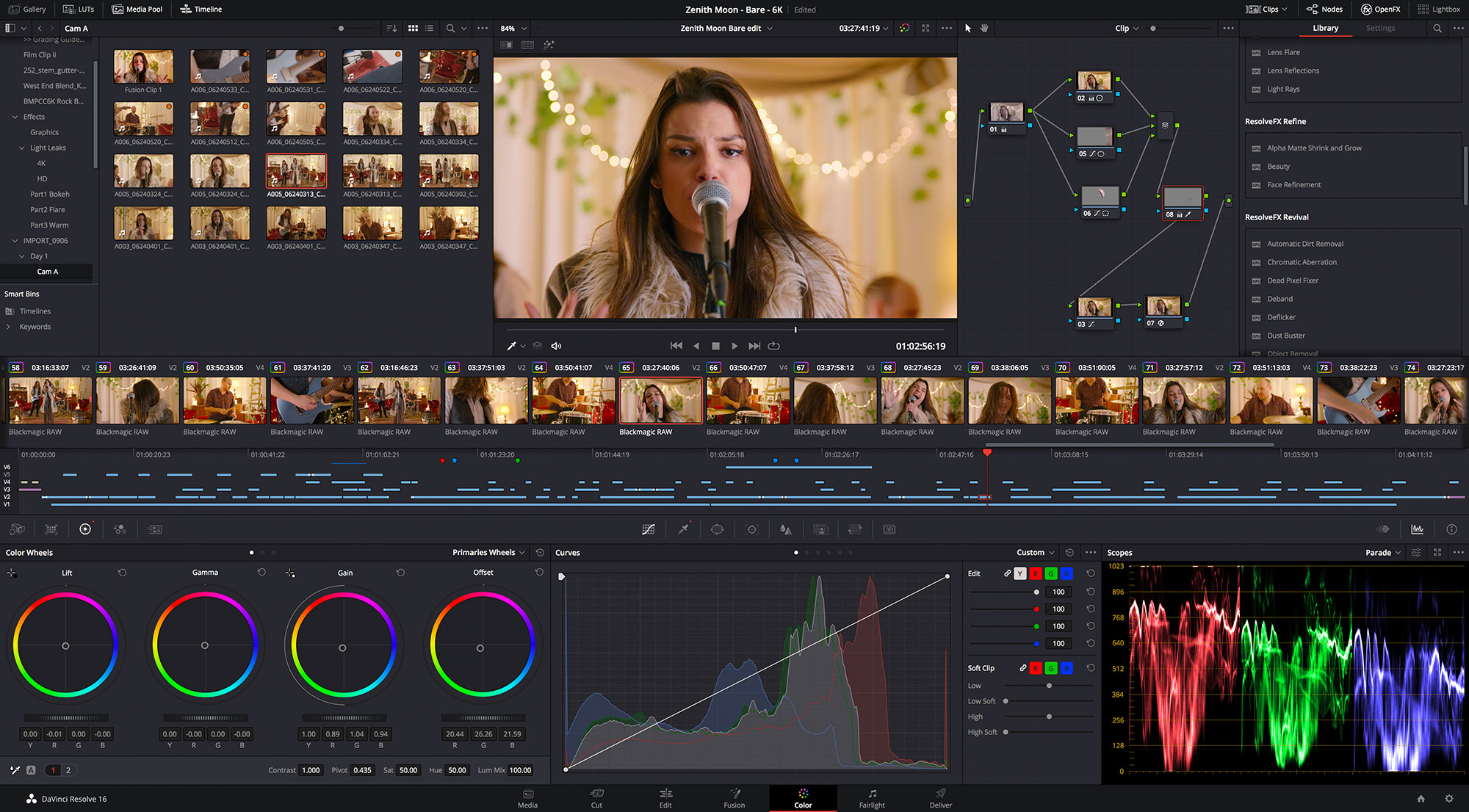 davinci resolve support what type of input media