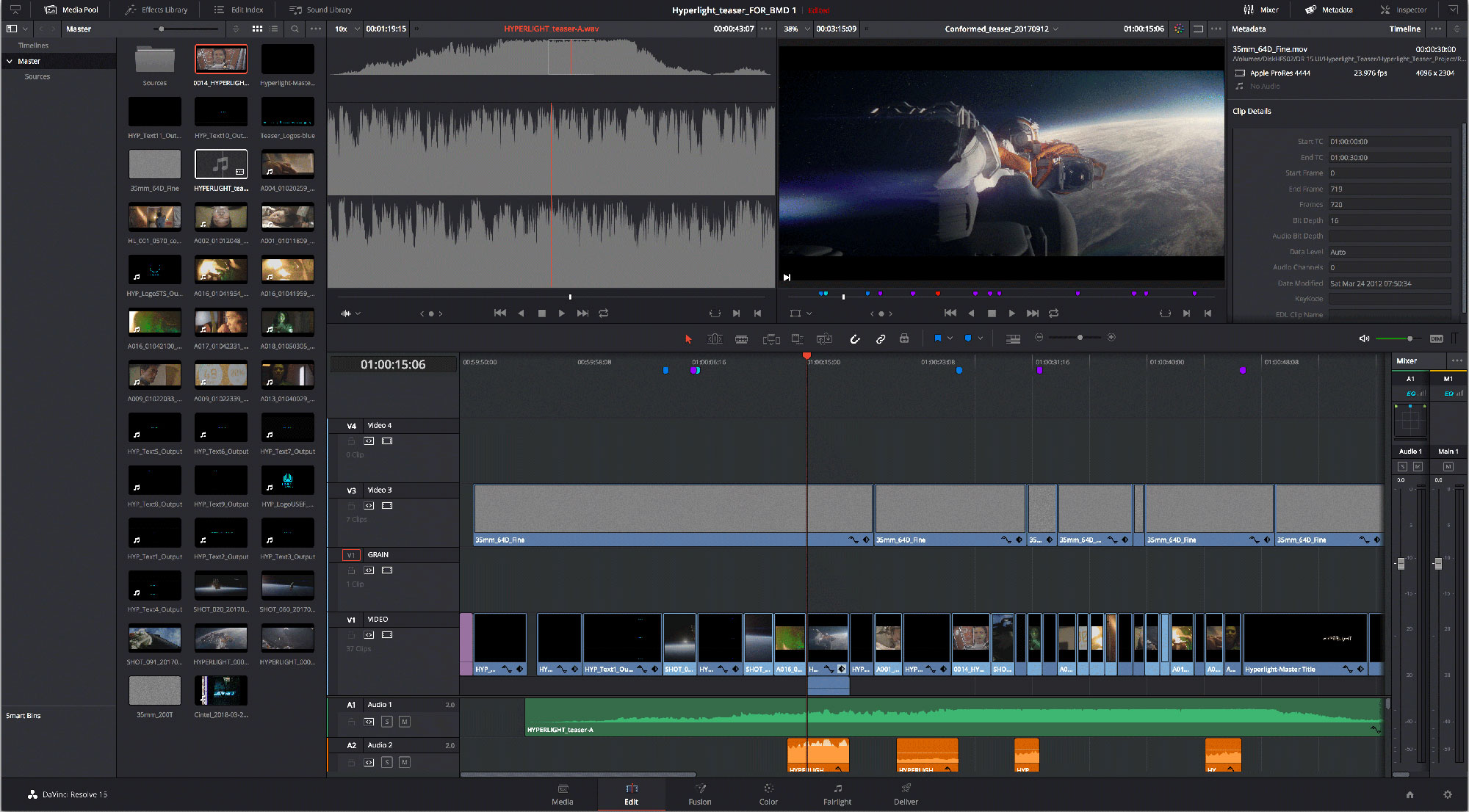 Blackmagic DaVinci Resolve 15 Beta 7 available