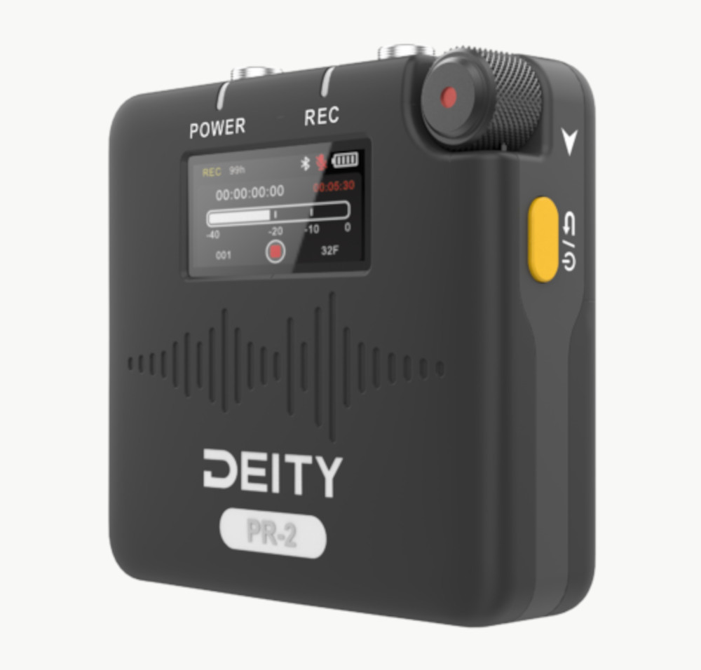 Deity PR-2 Pocket Audio Recorder: 32-bit Float Recording and Preamplifier
