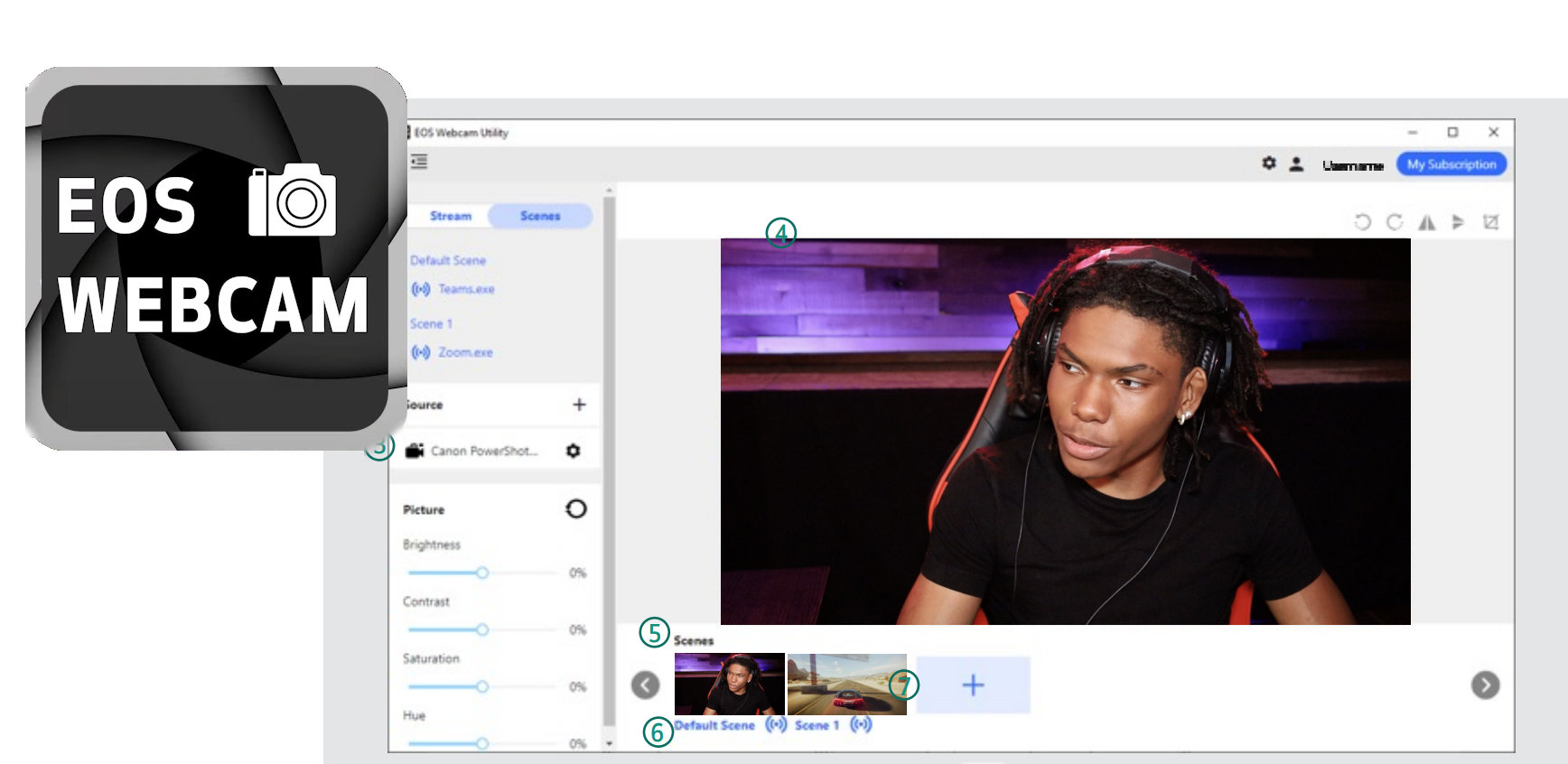 utility webcam canon