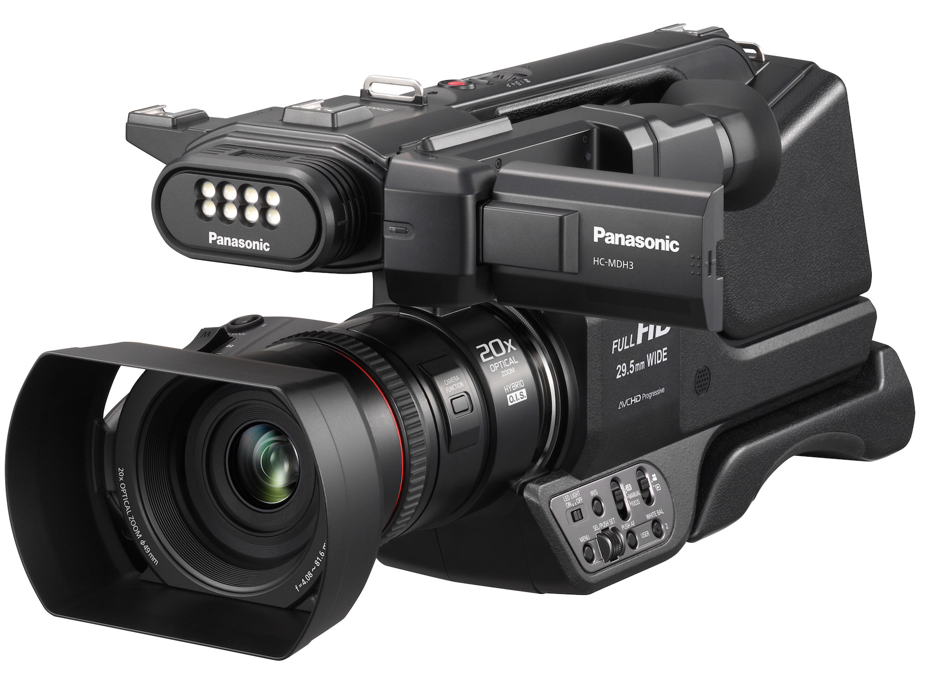 Slashcam News : Panasonic HC-MDH3 - FullHD Shoulder Camera for 1.300 euros