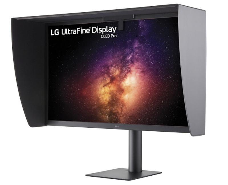 LG to launch two new UltraFine OLED Pro monitors with color calibration sensor in early 2022