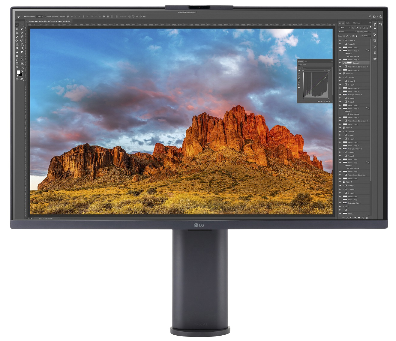 New LG monitor independently adjusts to the optimal viewing position via AI