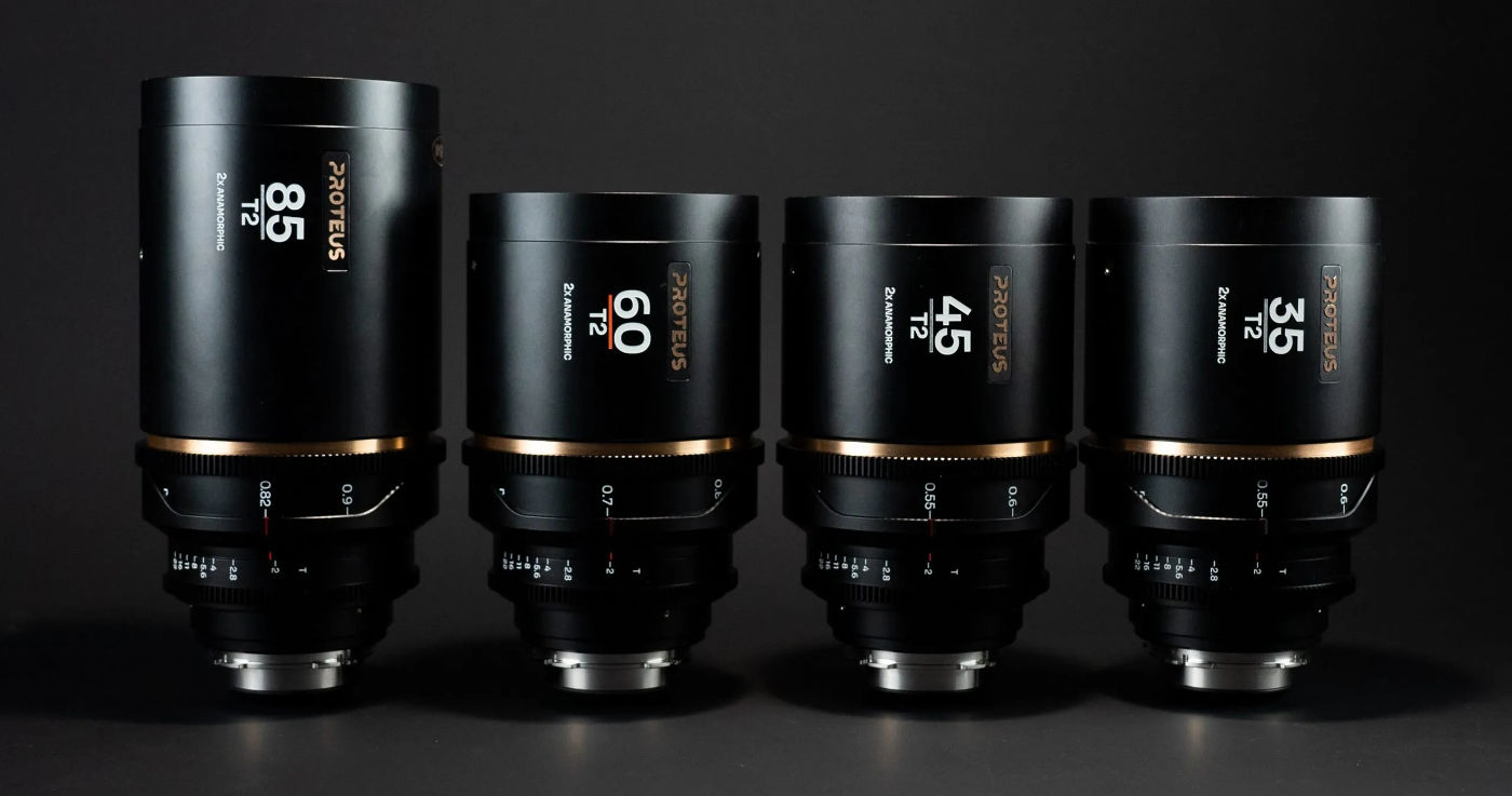 Laowa announces Proteus 2X Super35 anamorphic lenses - 35mm, 45mm, 60mm and 85mm T2