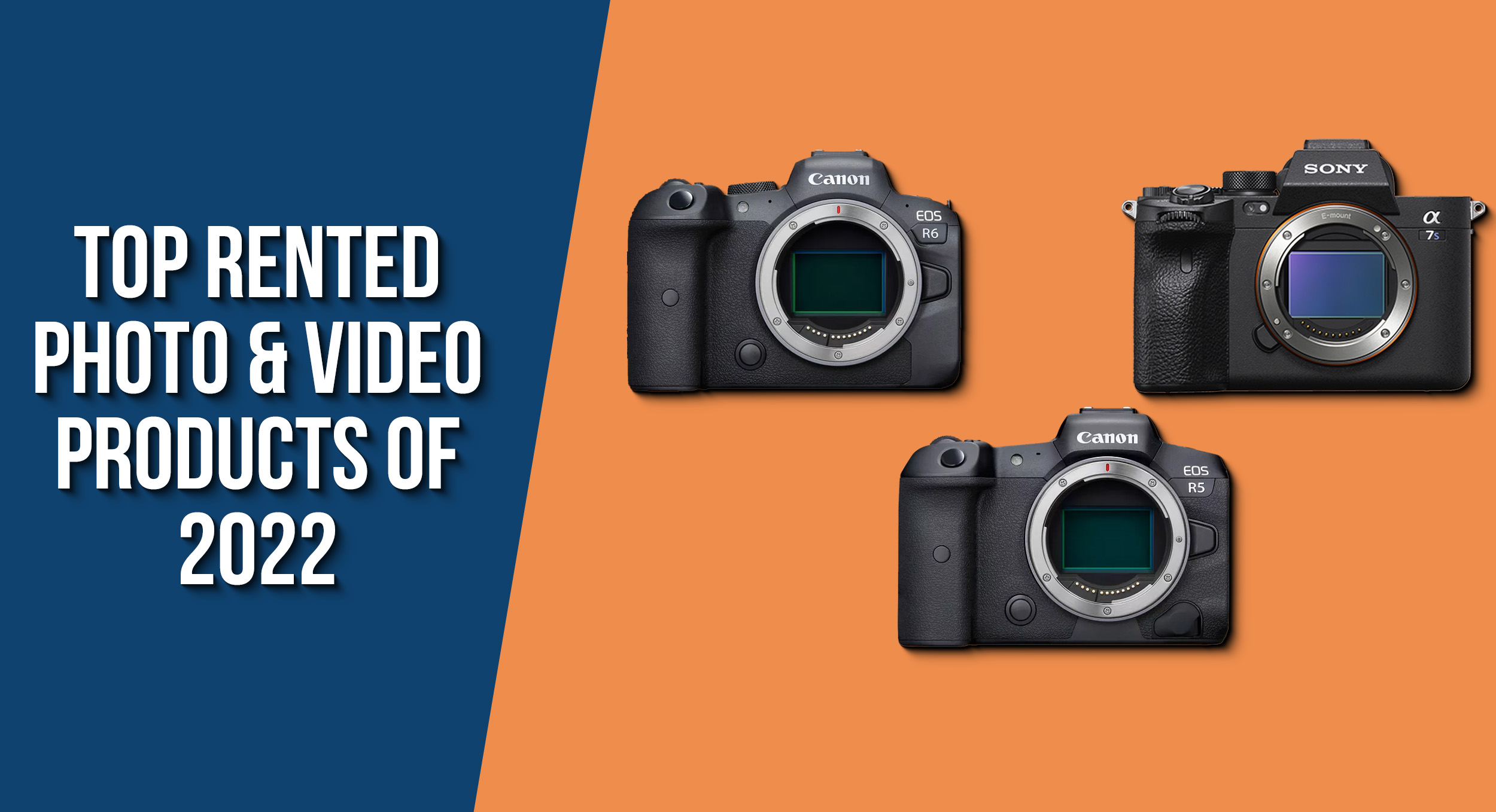What were the most borrowed cameras and lenses in 2022?