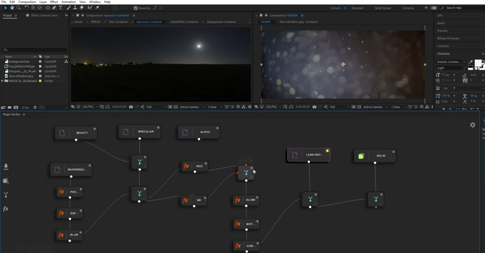 Magic Nodes: The Best of Both Worlds - Node Compositing in After Effects