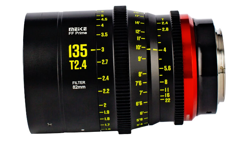 Meike announces 7th Prime 135mm T2.4 cine lens 