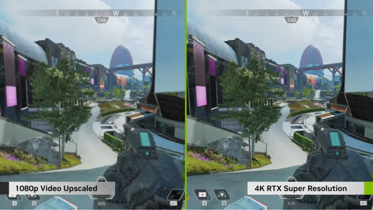 New NVIDIA Video Super Resolution AI scales video from 1080p to 4K