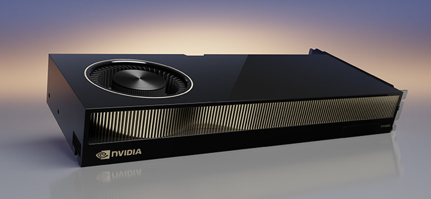 NVIDIA RTX 5000 ADA - graphics card with 32 GB ram in the starting blocks 