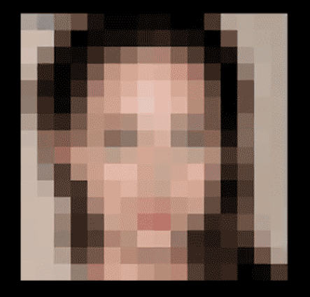 Pixelated-face