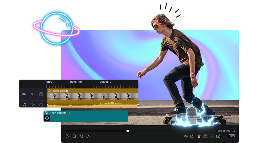 New AI functions - CyberLink PowerDirector: Better cropping and selective pixelation of faces 