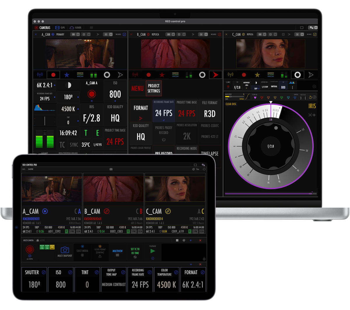 RED Control Pro App for V-RAPTOR and KOMODO costs 500 Dollars