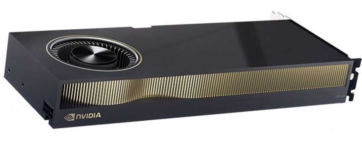 Nvidia RTX 6000 with 48 GB memory and 8 pin power connector for 7349 Dollar