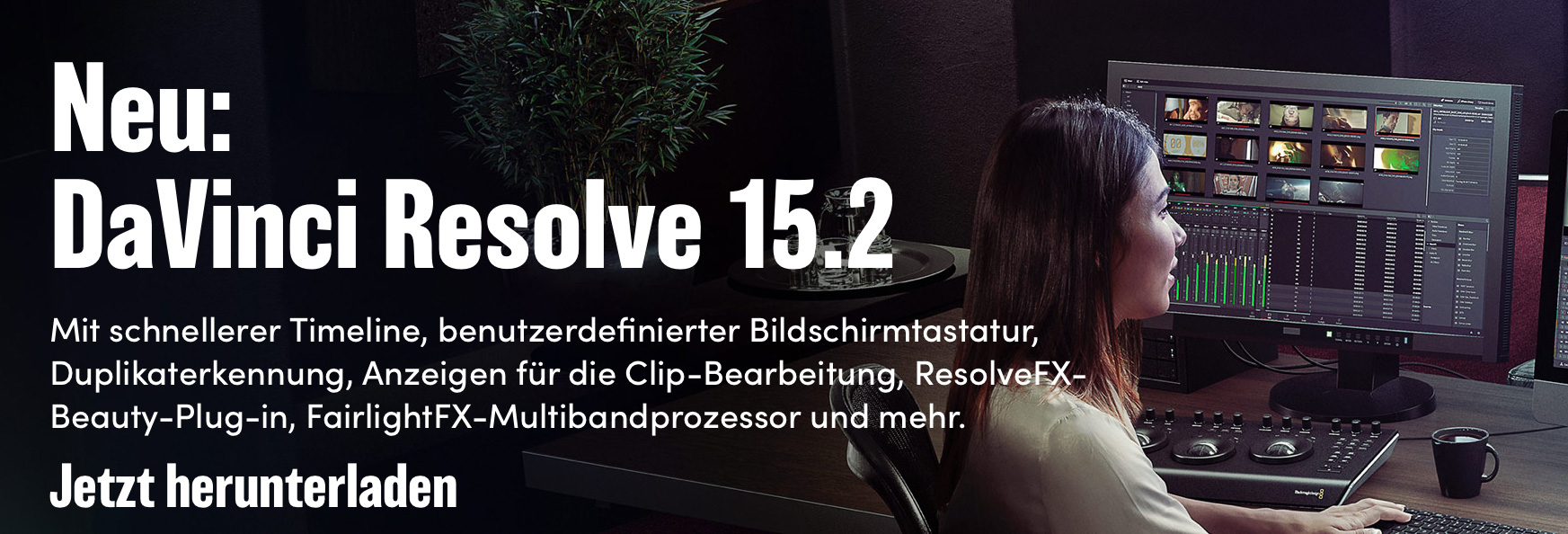 Blackmagic Design: Major DaVinci Resolve 15.2 update with over 30 new features