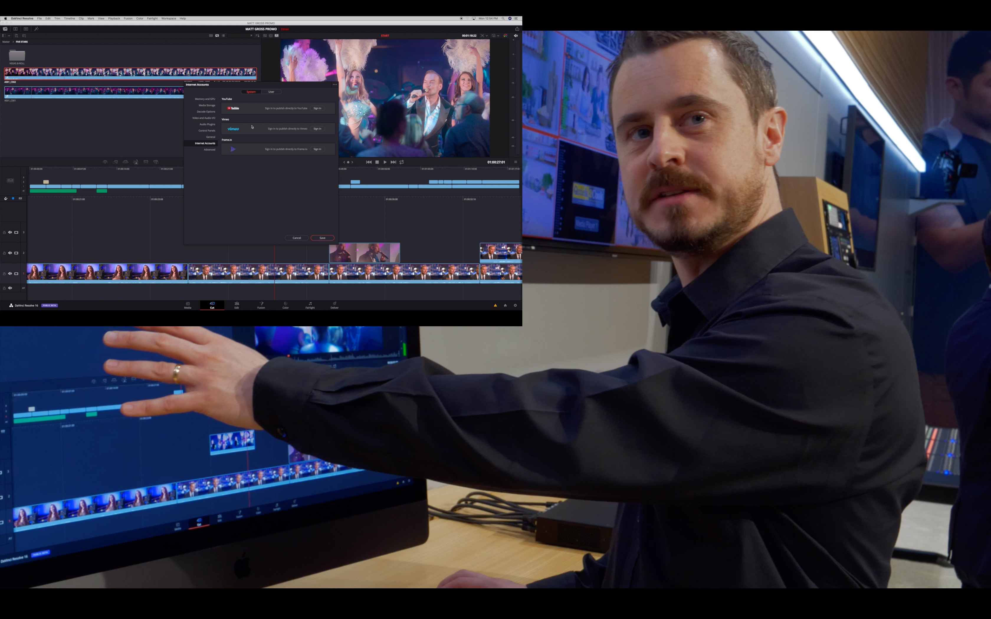 NAB video: DaVinci Resolve 16 - Cut Panel, Hidden Tricks, Laptop Use etc. // NAB 2019