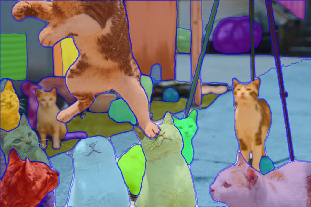 New free meta AI automatically creates masks for all objects in photos or videos