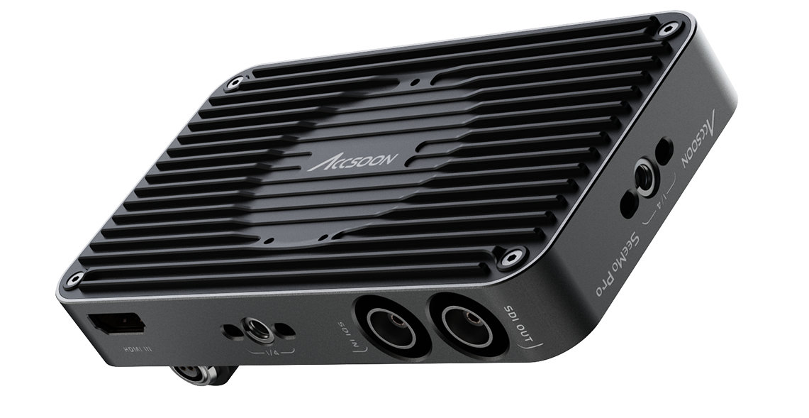 Accsoon SeeMo Pro SDI - turns iPhone and iPad into 1080p60 - SDI Streaming Monitor-Recorder