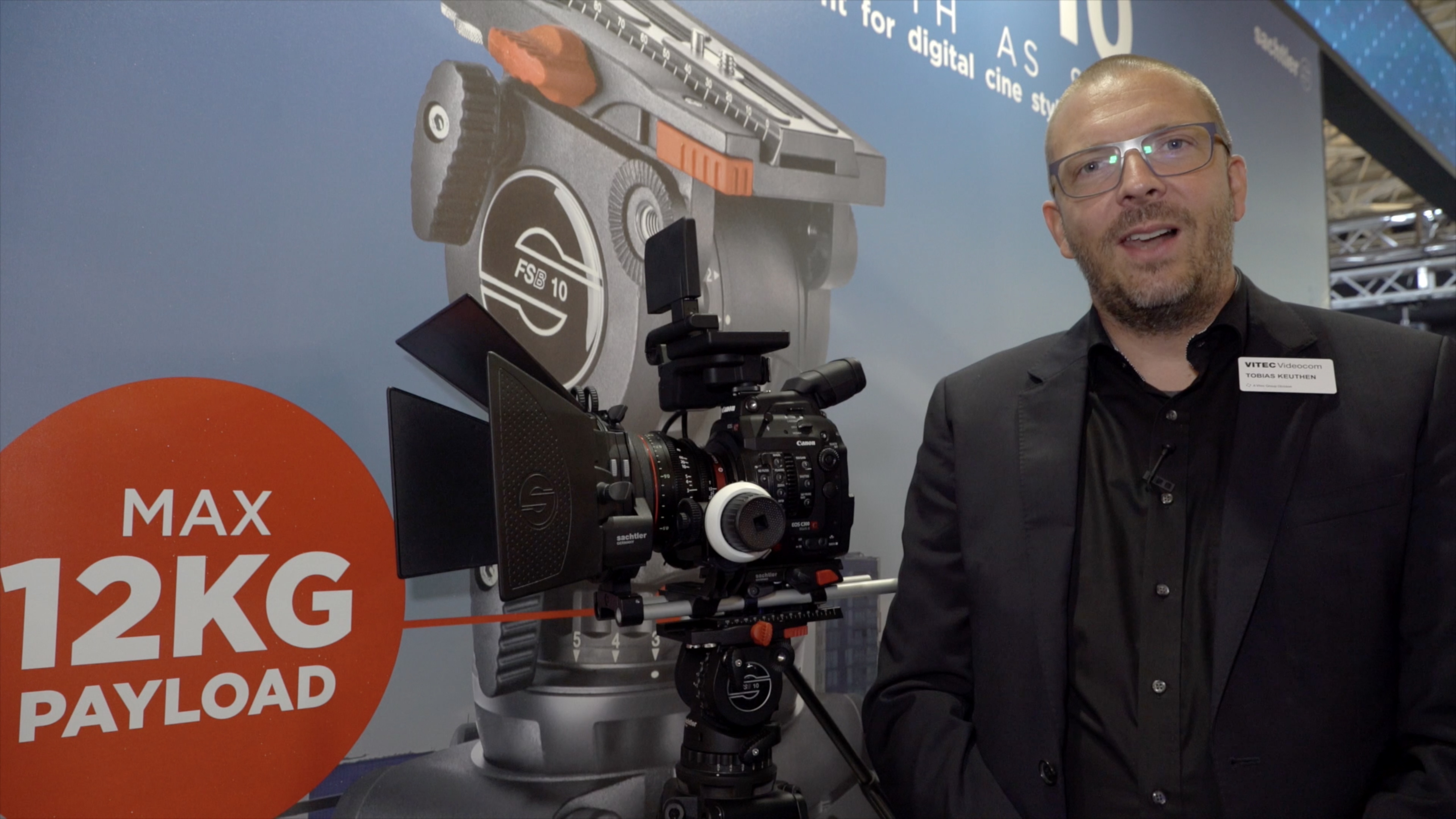 Fair Video: Sachtler FSB 10, load range, Counter Balance, among others // IBC 2016