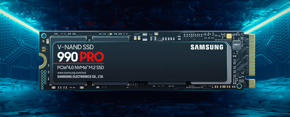 Samsung 990 PRO: New NVMe SSD top model reaches the limit of PCIe 4.0 with 7,450 MB/s