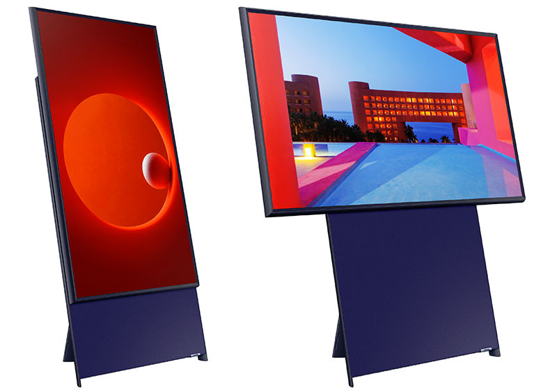 Samsung the sero. Телевизор самсунг с поворотным экраном. Samsung Sero 43. Телевизор Samsung Sero с поворотным экраном. Вертикальный телевизор.