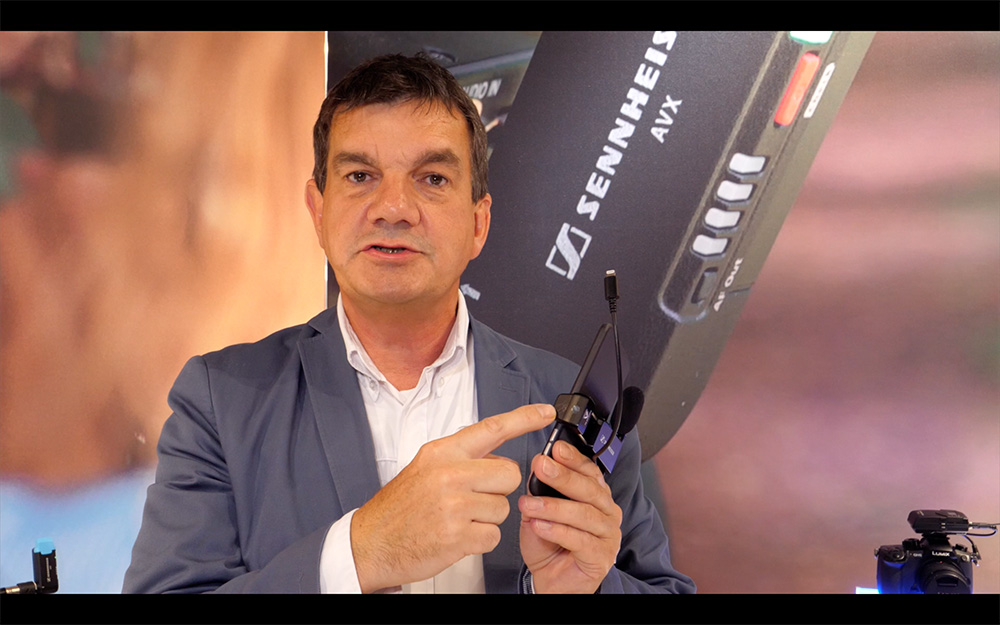 Exhibition Video: Sennheiser: HandMic & FocusMic - Reporting with the iPhone... // IBC 2017